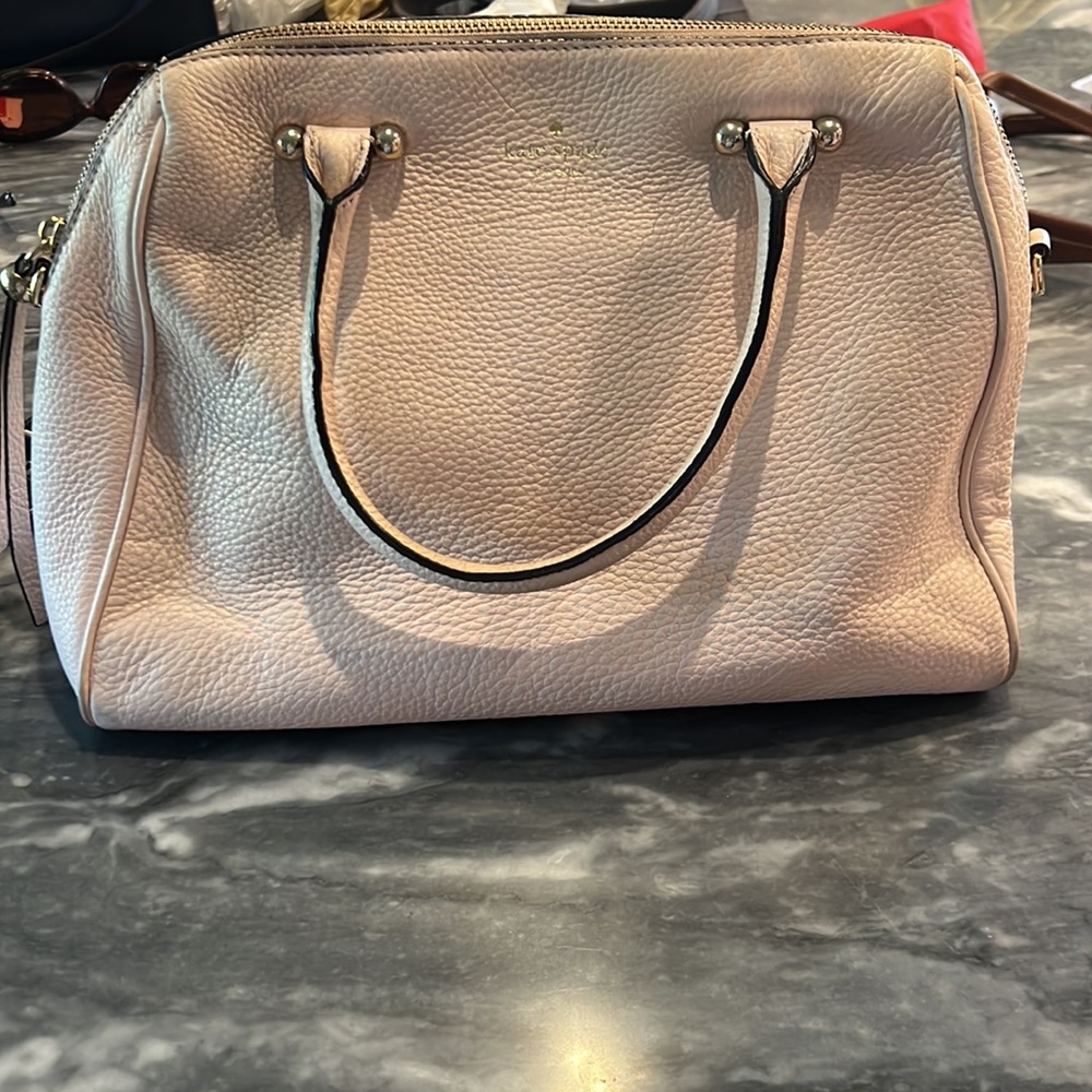 Kate spade powder pink medium bag all leather